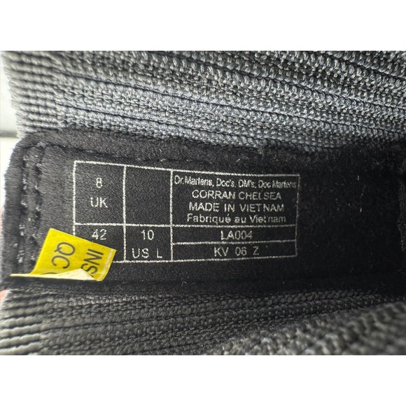 Dr.Martens Corran Chelsea Waxy Boots Grey Suede Heeled Platform Lug Sole Wmns 10 - Picture 12 of 12